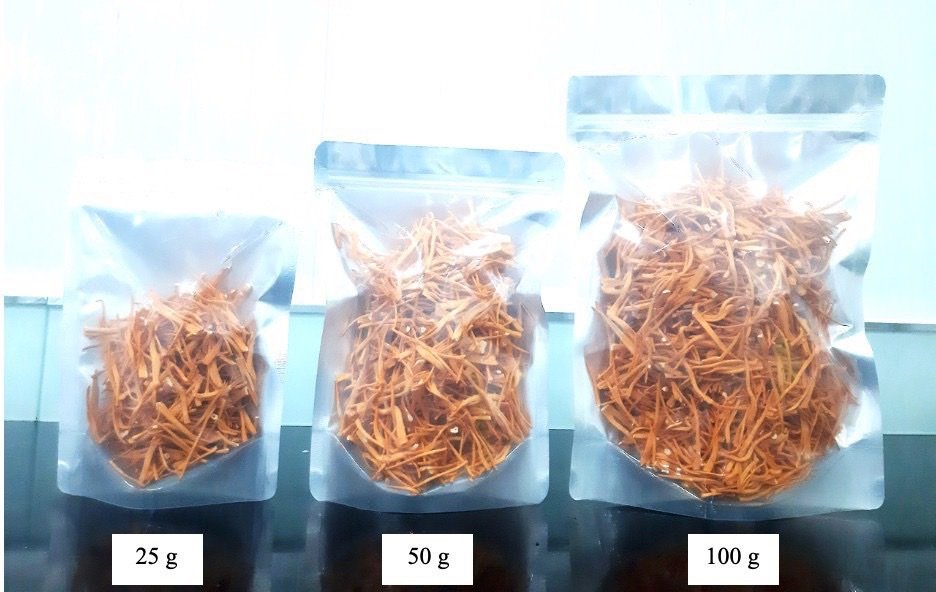 Đông Trùng Hạ Thảo sấy thăng hoa (25g/túi)